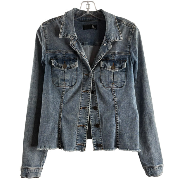 KUT Size MEDIUM Light Blue Denim JACKET