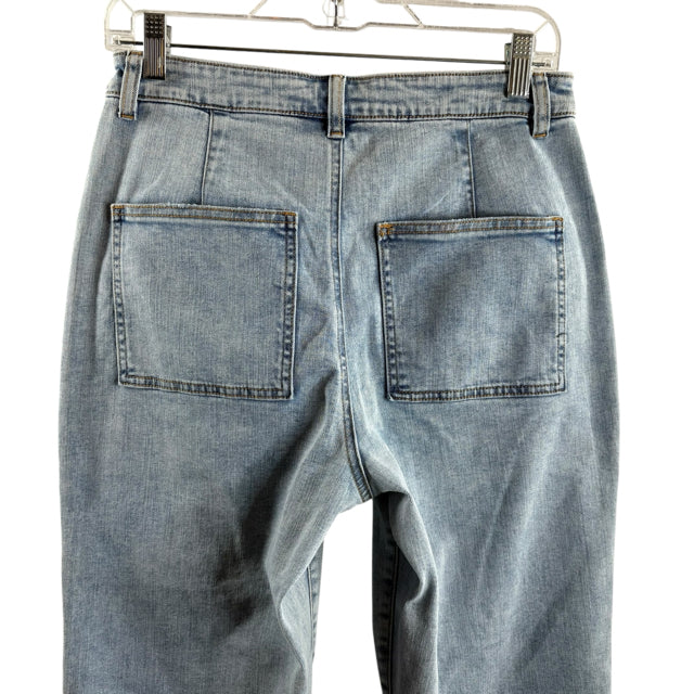 INC Size 8 Blue Cargo JEANS