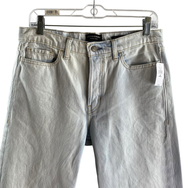 BANANA REPUBLIC Size 28 PETITE Light Blue Denim NWT JEANS