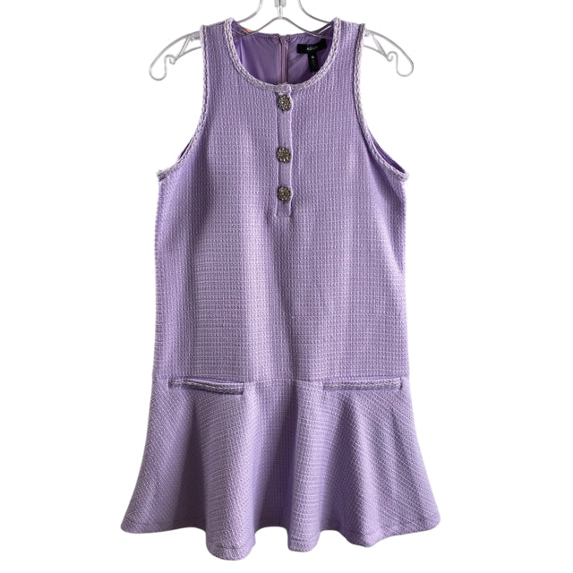 AQUA Size SMALL Lavender Pocket Detail Sleeveless Polyester NWT DRESS