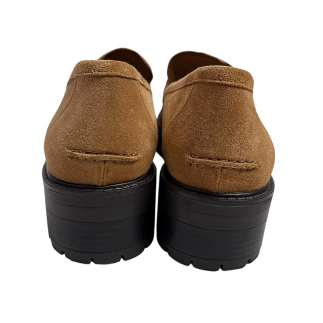 SAM EDELMAN Size 9 1/2 Light Brown Loafer Suede SHOE