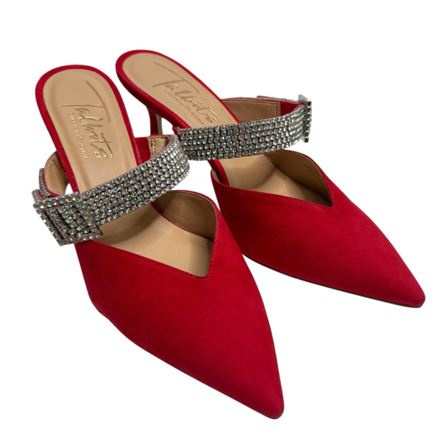 TALBOTS Size 9 Red Mule NEW - BOX SHOE