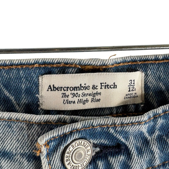 ABERCROMBIE & FITCH Size 31 Light Blue Denim JEANS