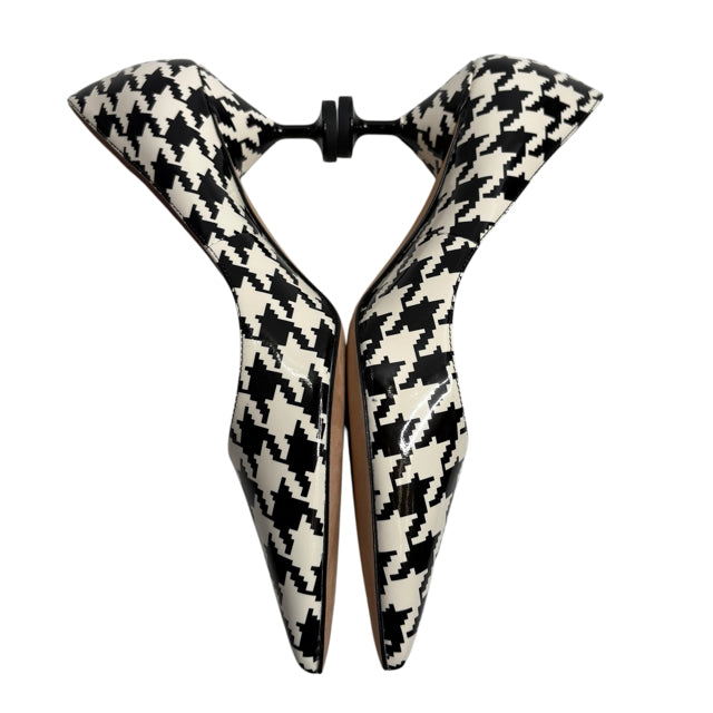 KATE SPADE Size 8 1/2 B/W Pump Patent NWT SHOE