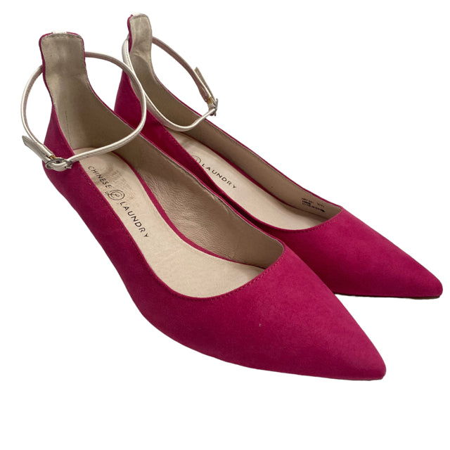 CHINESE LAUNDRY Size 9 Hot Pink Ankle Strap NWOT SHOE