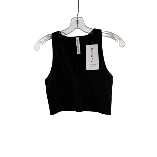 ATHLETA Size MEDIUM Black Bra Top ACTIVE TOP