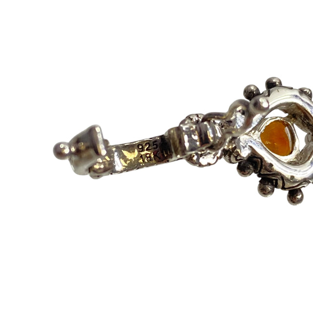 BARBARA BIXBY Sterling Silver Silver 1.75" PENDANT