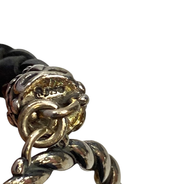 CAROLYN POLLACK Sterling Silver Black 17" NECKLACE