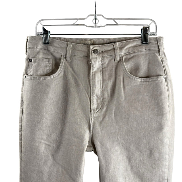 PILCRO Size 31 Cream Denim JEANS