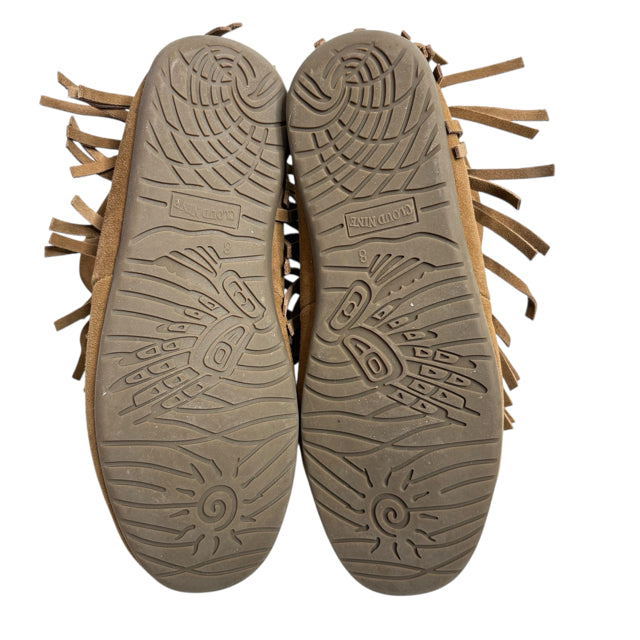 CLOUD NINE Size 8 Tan Ankle Fringed NWOT SHOE