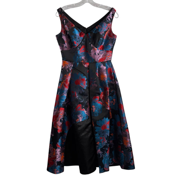 black halo floral dress Black Halo Elowen Maxi dress in Fleur de Peony