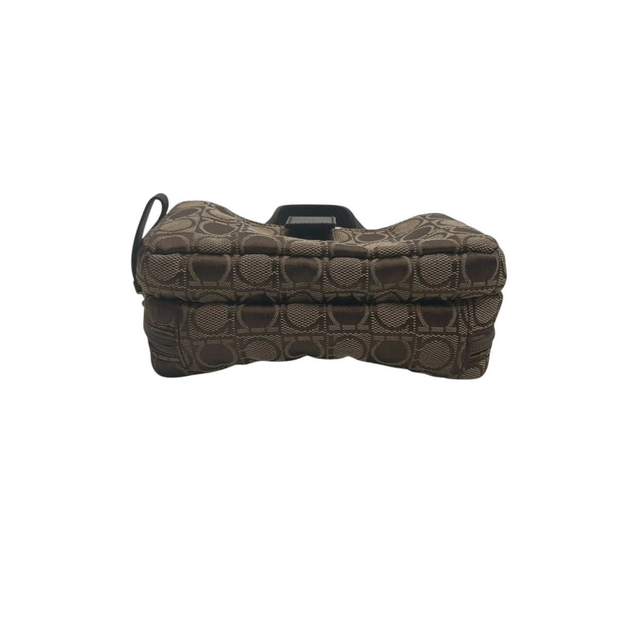 FERRAGAMO Brown Vintage COSMETIC CASE