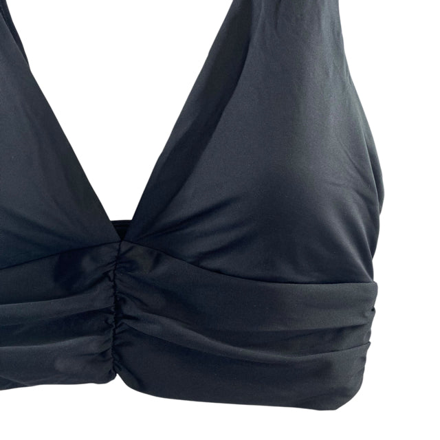 ATHLETA Size LARGE Black Sports Bra ACTIVE TOP