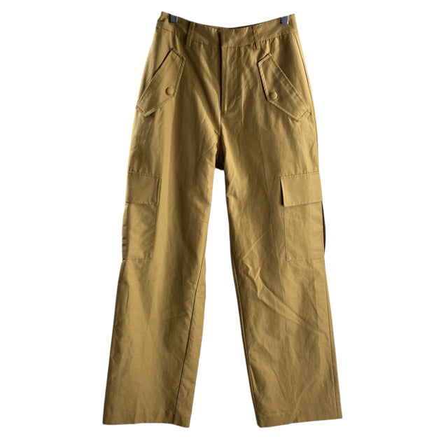 RAILS Size 0 Tan Pockets Wide Leg Cotton Blend NWT PANTS