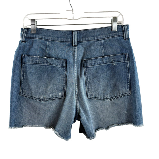 MADEWELL Size 29 Blue Pockets Button Fly Denim SHORTS