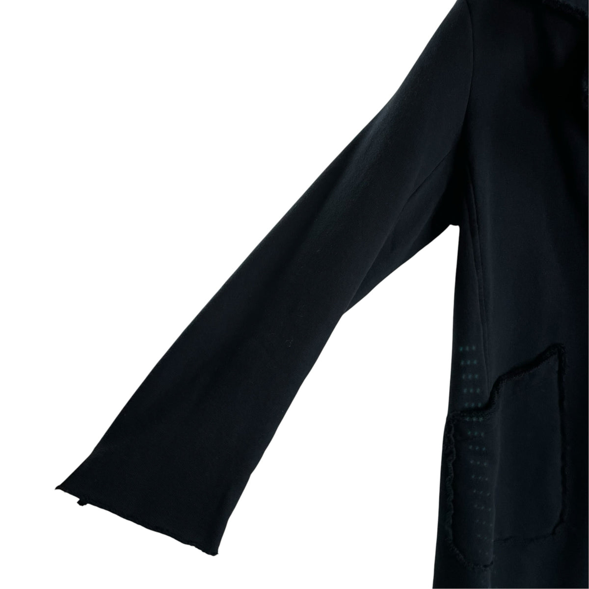 FRANK & EILEEN Size M/L Black Long Sleeve Jacket French Terry TOP