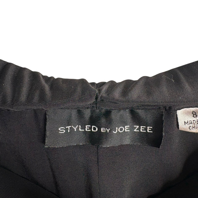 STYLED BY JOZEE Size 8 Black Sequin Long Elastic Waist SKIRT