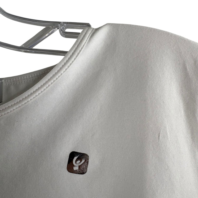 FREDDY B Size SMALL White Short Sleeve ACTIVE TOP
