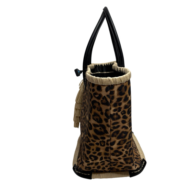 WHBM Tan/Black Animal NWT TOTE