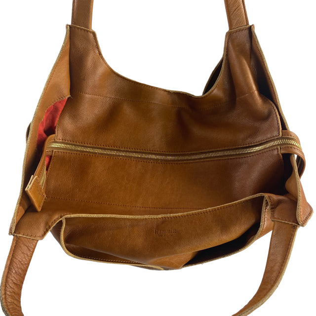 HAMMITT Chestnut Studs Leather XL PURSE