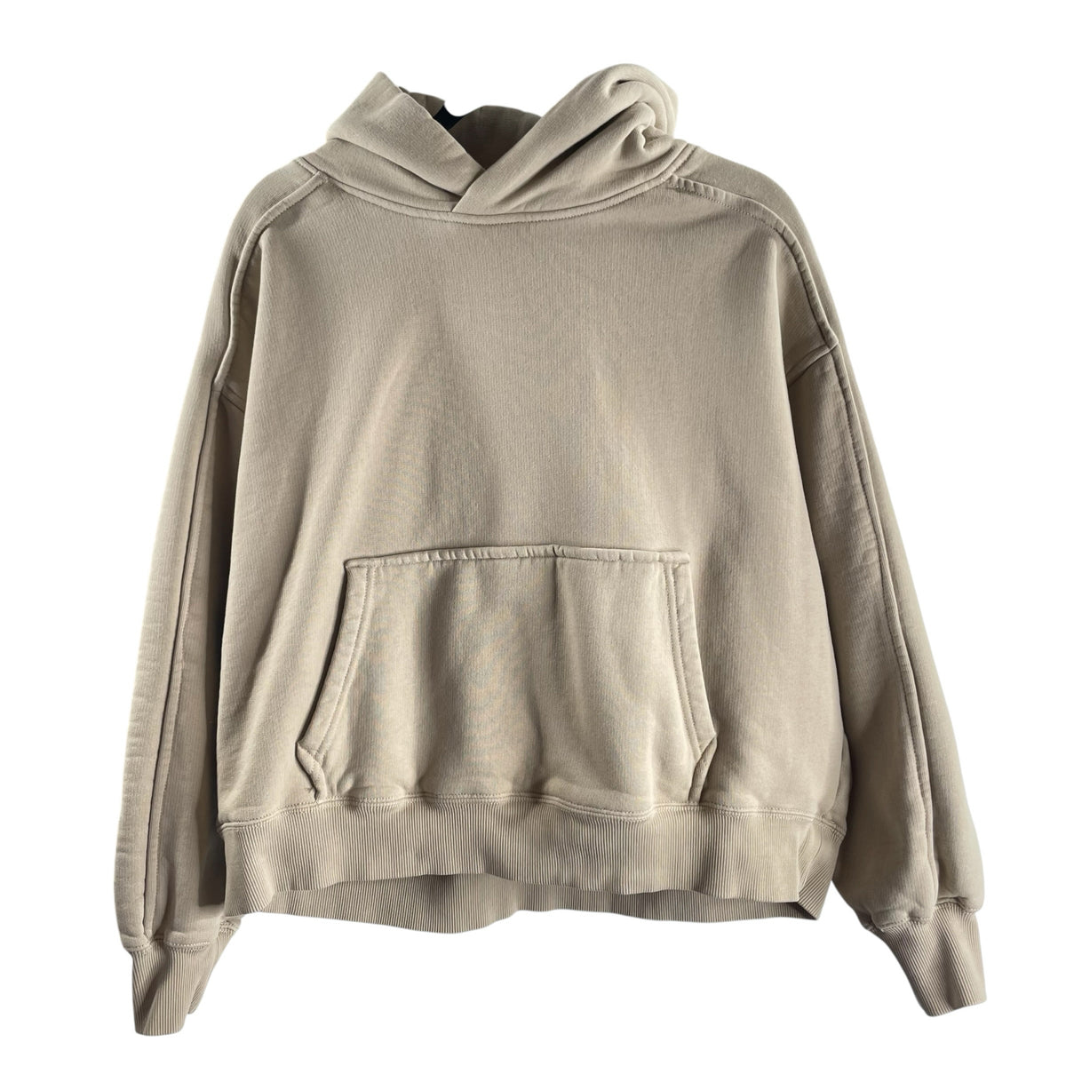 FREE PEOPLE MVMT Size SMALL Beige Long Sleeve Hoodie TOP