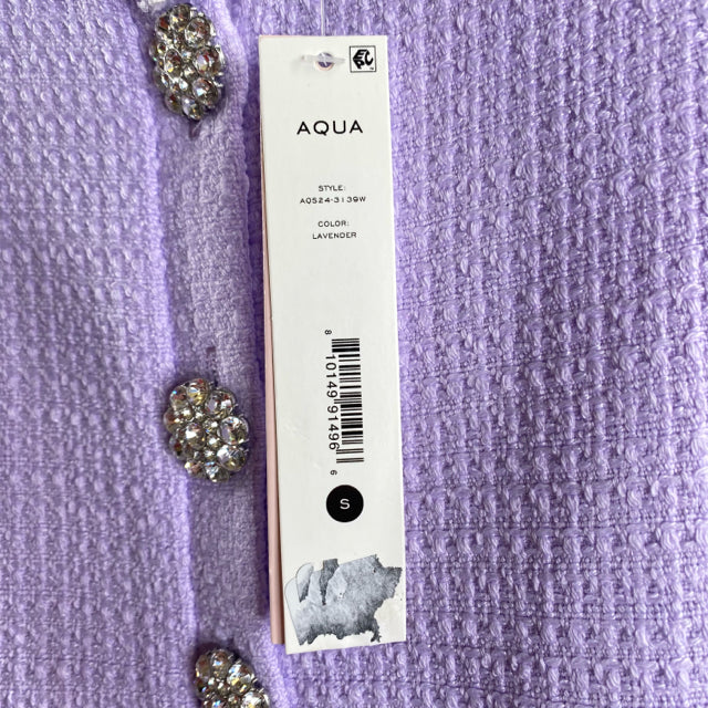 AQUA Size SMALL Lavender Pocket Detail Sleeveless Polyester NWT DRESS