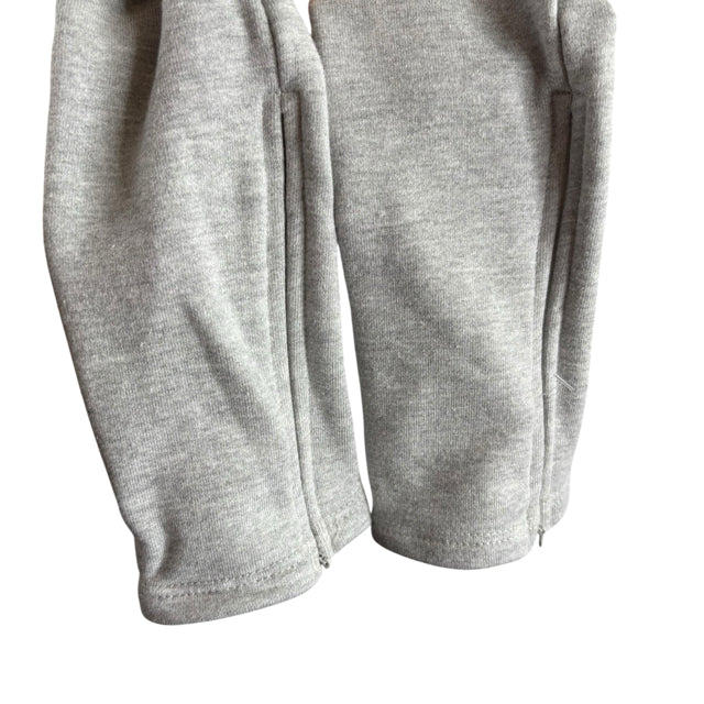 GOOD AMERICAN Size X-SMALL Heather Gray Crop Cott/Poly/Spandex ACTIVE TOP