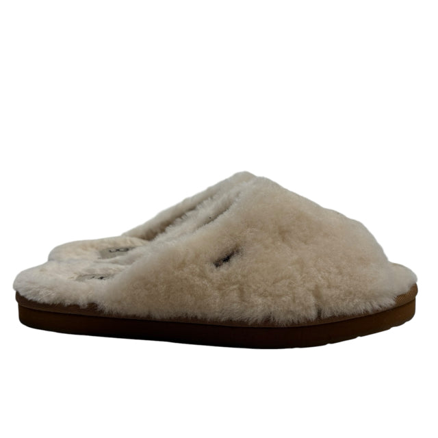 UGG Size 8 Cream Slide Shearling SHOE