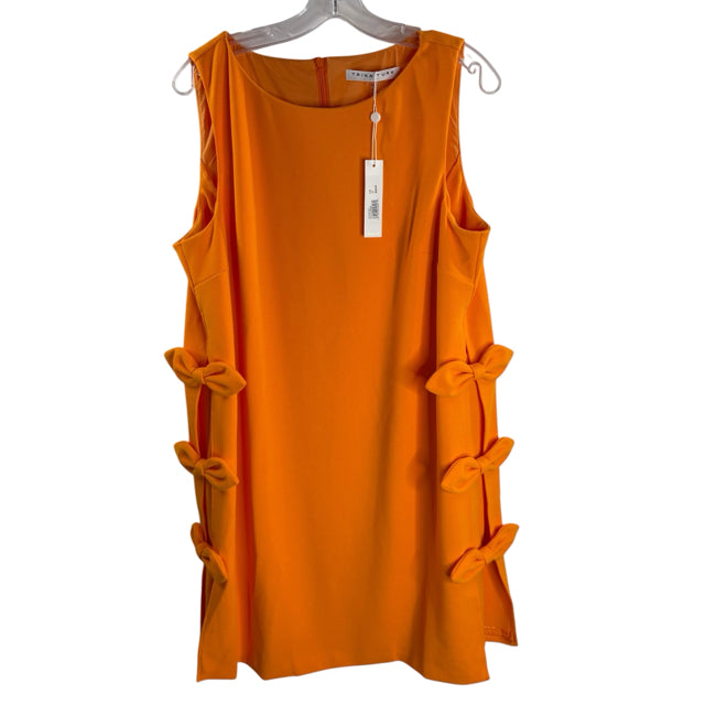 TRINA TURK Size 10 Orange Sleeveless NWT DRESS