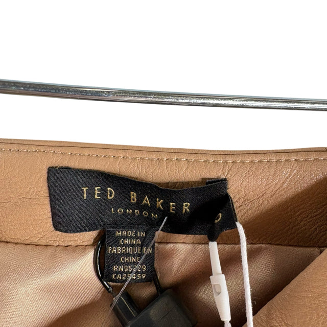 TED BAKER Size X-LARGE Camel NWT SKIRT