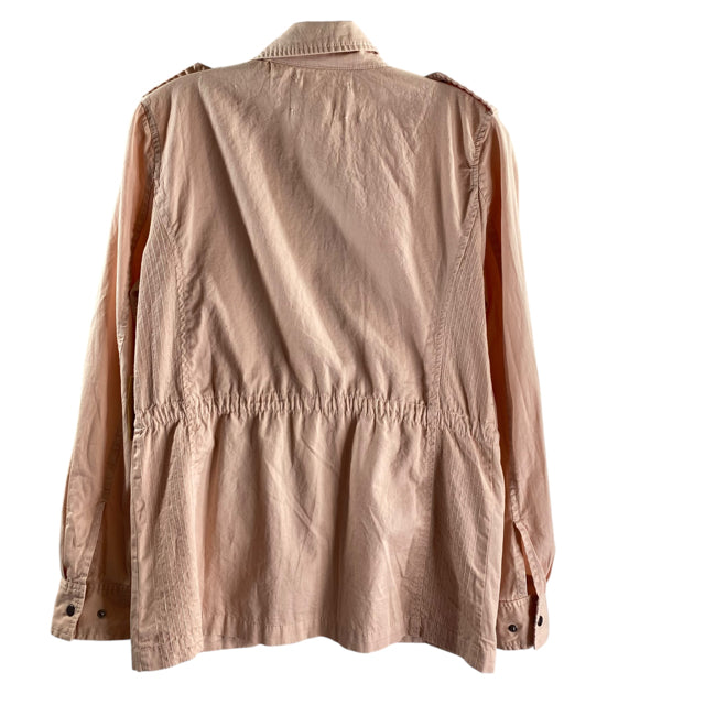 LILY ALDRIDGE / VELVET Size SMALL Light Pink Pockets Cotton NWT JACKET
