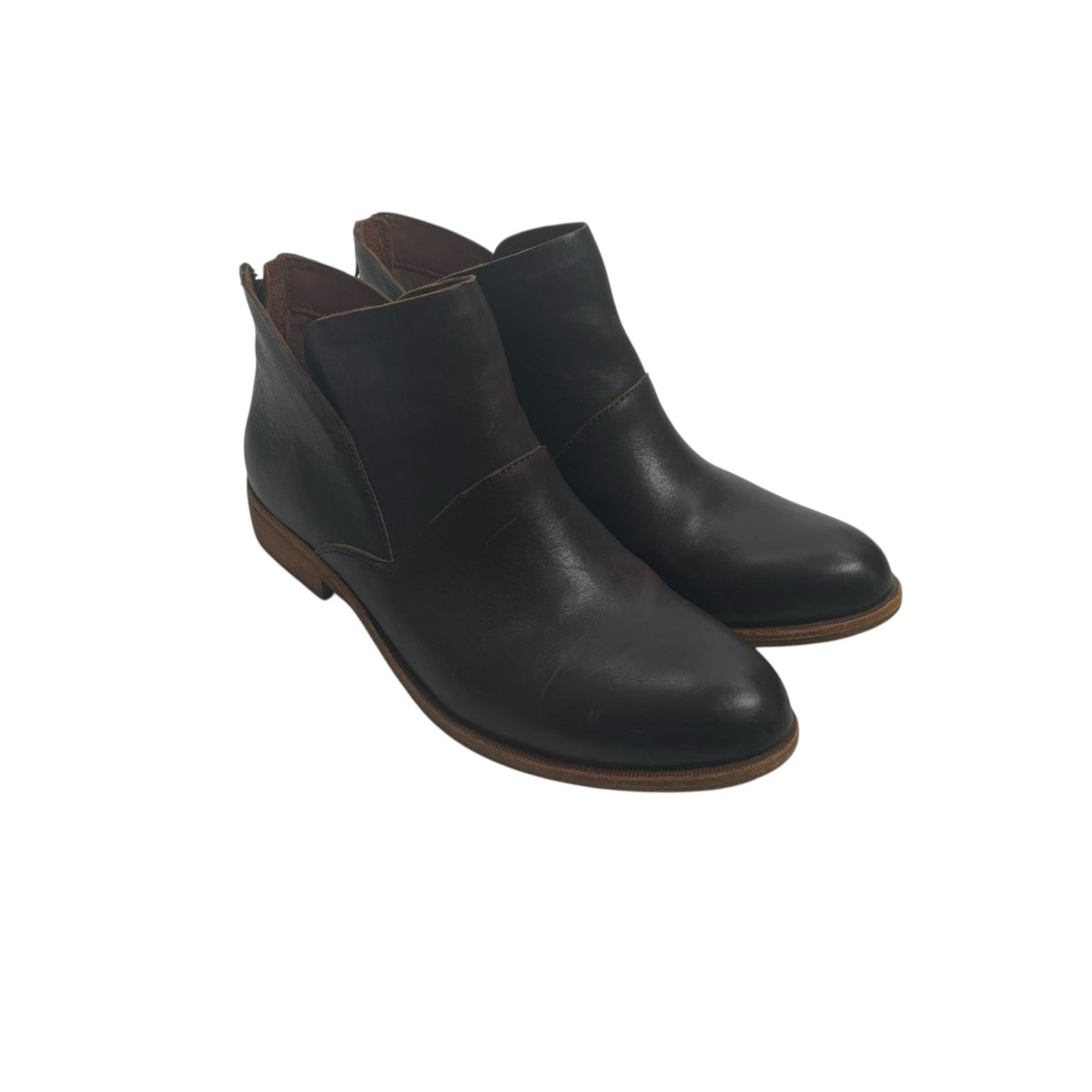 KORK-EASE Size 9 1/2 Brown Ankle Boot Leather BOOT