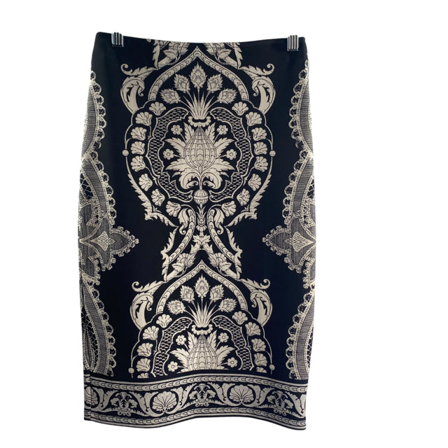 JEALOUS TOMATO Size SMALL Gray/Cream Print Pencil SKIRT