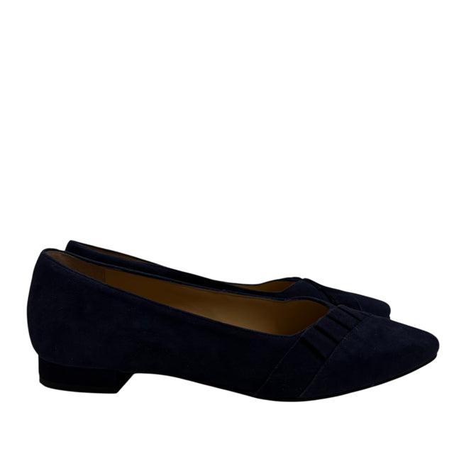 TALBOTS Size 6 Navy Flats Suede SHOE