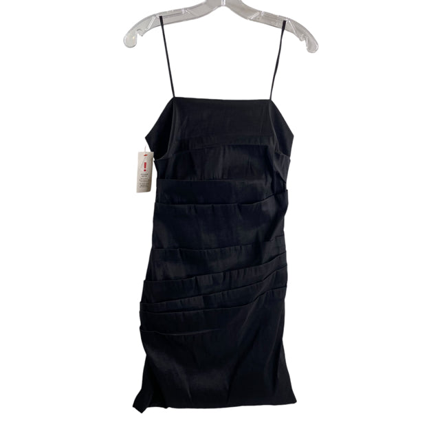 BARDOT Size LARGE Black Strappy Nylon Blend NWT DRESS