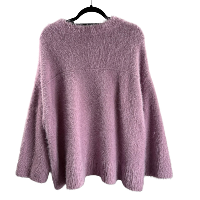 FREE PEOPLE Size SMALL Lavender Long Sleeve Plush NWT SWEATER
