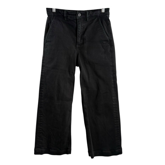 EVERLANE Size 6 Black Wide Leg PANTS