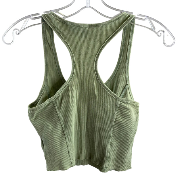 BDG. Size X-SMALL Mint Tank Crop Cotton TOP