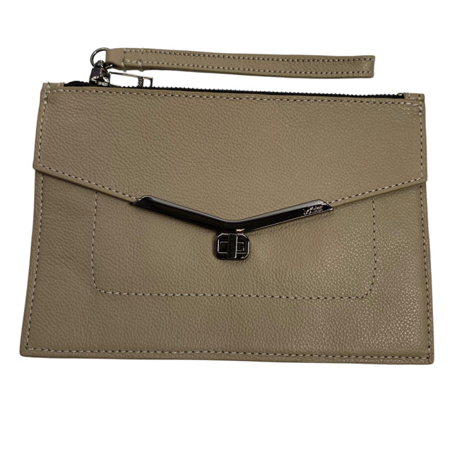 BOTKIER Beige Leather Wristlet PURSE