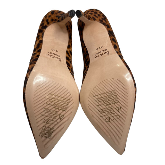 BODEN Size 11 1/2 Brown/Black Pump Hair NEW - BOX SHOE