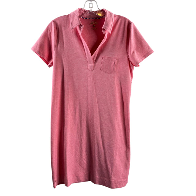 LILLY PULITZER Size SMALL Pink Short Sleeve Polyester Blend NWT DRESS