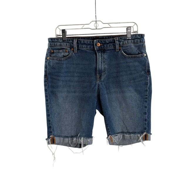 TALBOTS Size 8 Blue Denim SHORTS