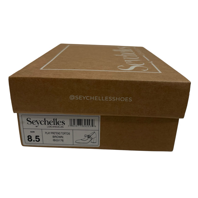 SEYCHELLES Size 8 1/2 Tortoise Mary Jane NEW - BOX SHOE