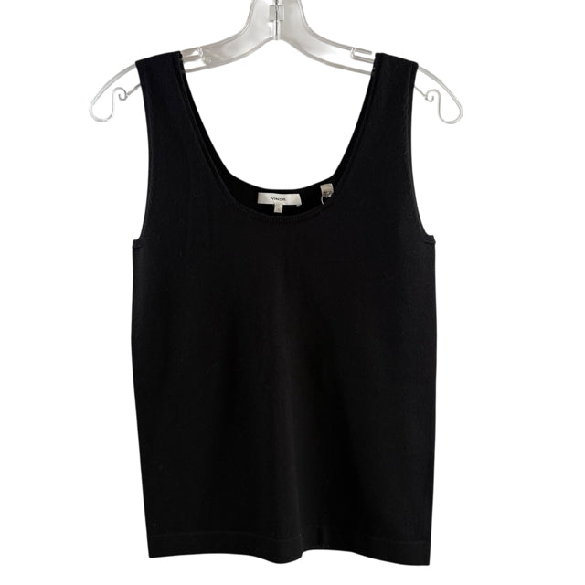 VINCE Size SMALL Black Sleeveless Modal Blend NWT SWEATER