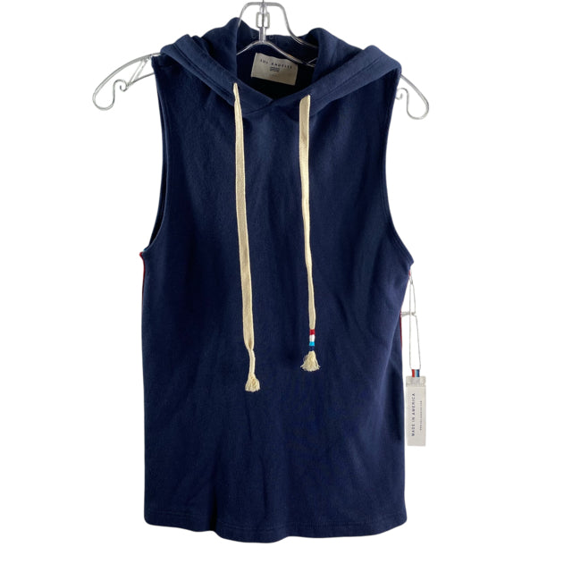 SOL ANGELES Size X-SMALL Navy Sleeveless Hoodie NWT TOP