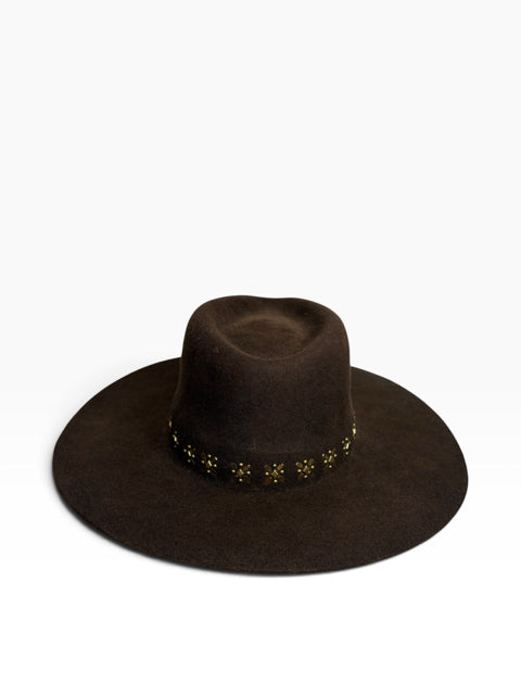 CALLEEN CORDERO Brown Wool NWT HAT