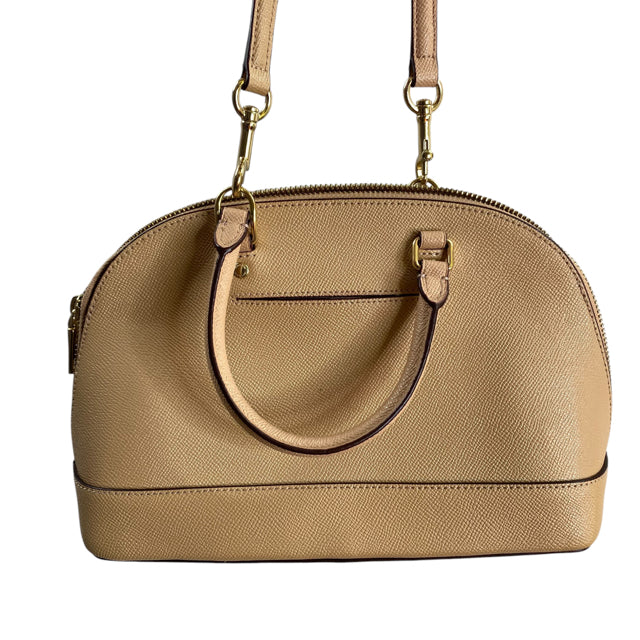 COACH Tan Pebble Leather Cross Body PURSE