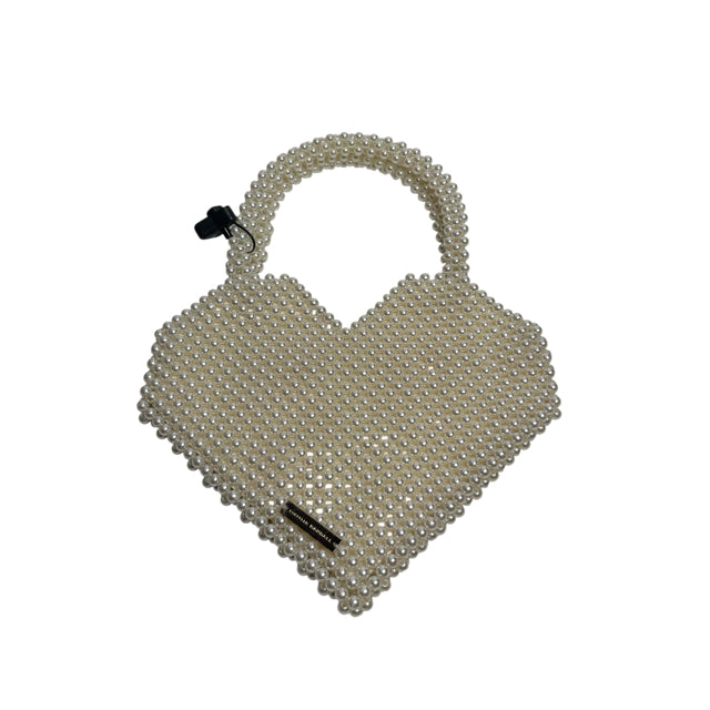 LOEFFLER RANDALL White Pearl Beads PURSE