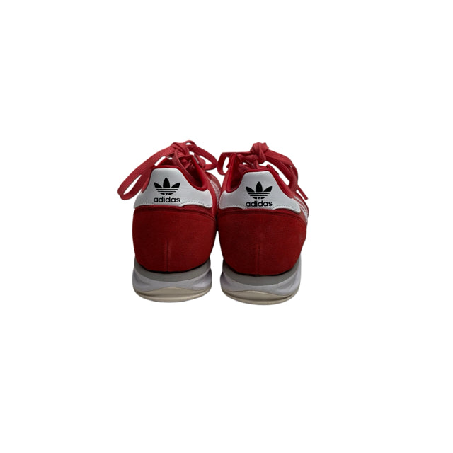 ADIDAS Size MEN'S 5 / WOMEN'S 6 Red/White Sneaker Suede SHOE