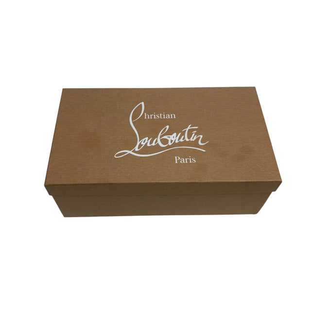LOUBOUTIN Size 40 White/Pink Sneaker NEW - BOX SHOE